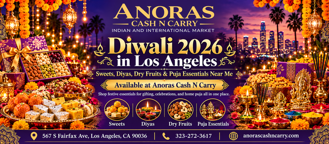Diwali 2026 in Los Angeles: Sweets, Diyas, Dry Fruits & Puja Essentials Near Me