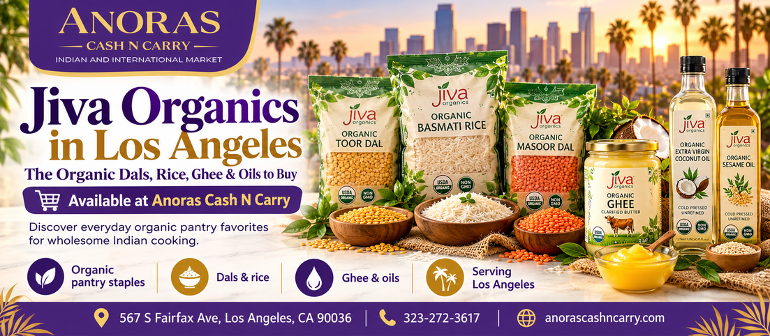 Jiva Organics in Los Angeles: The Organic Dals, Rice, Ghee & Oils to Buy