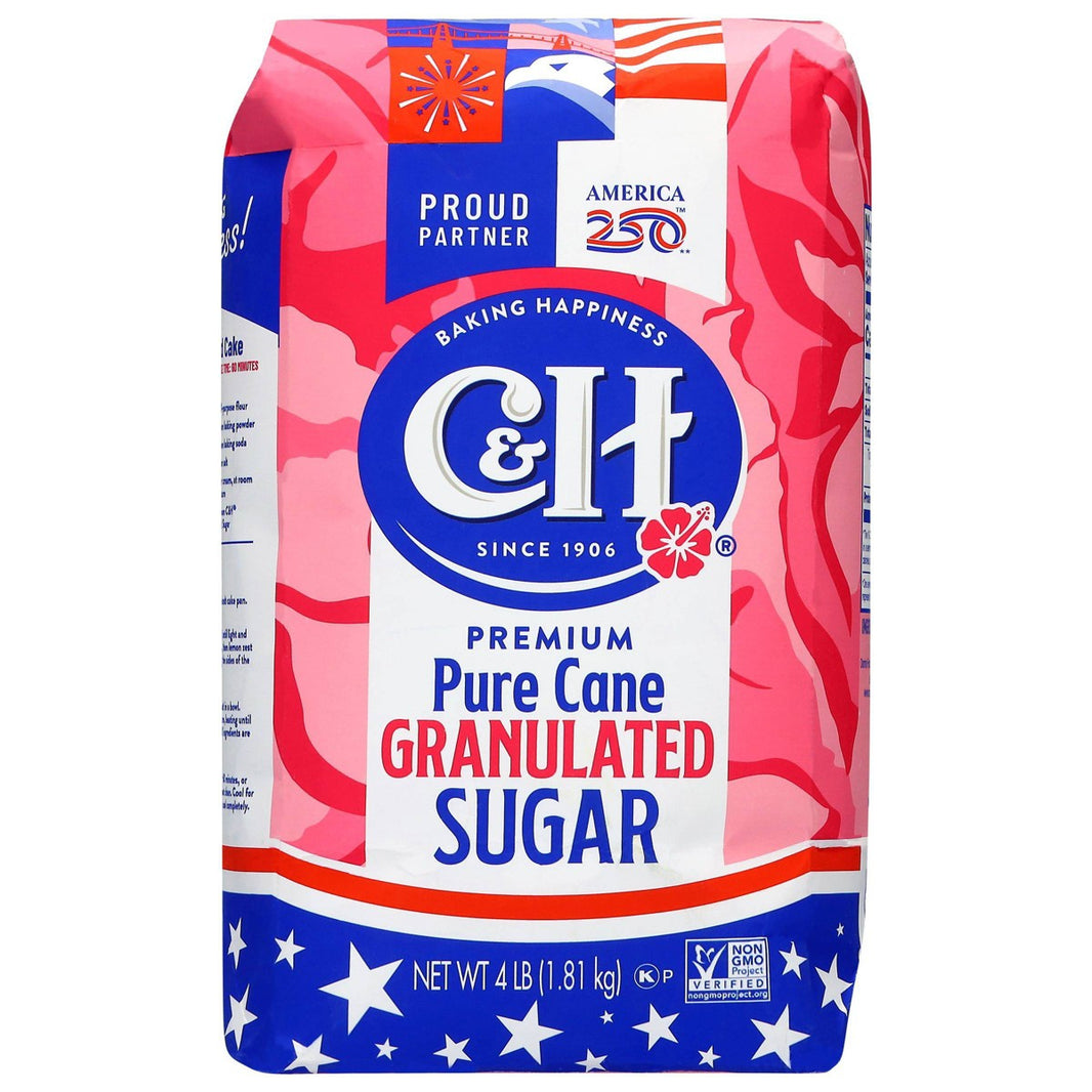 C&H Granulated Sugar 4 Lb