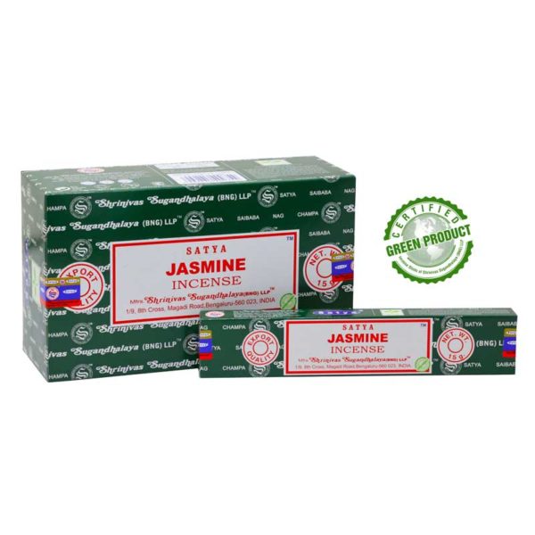Satya Jasmine Incense 12x15 Gm