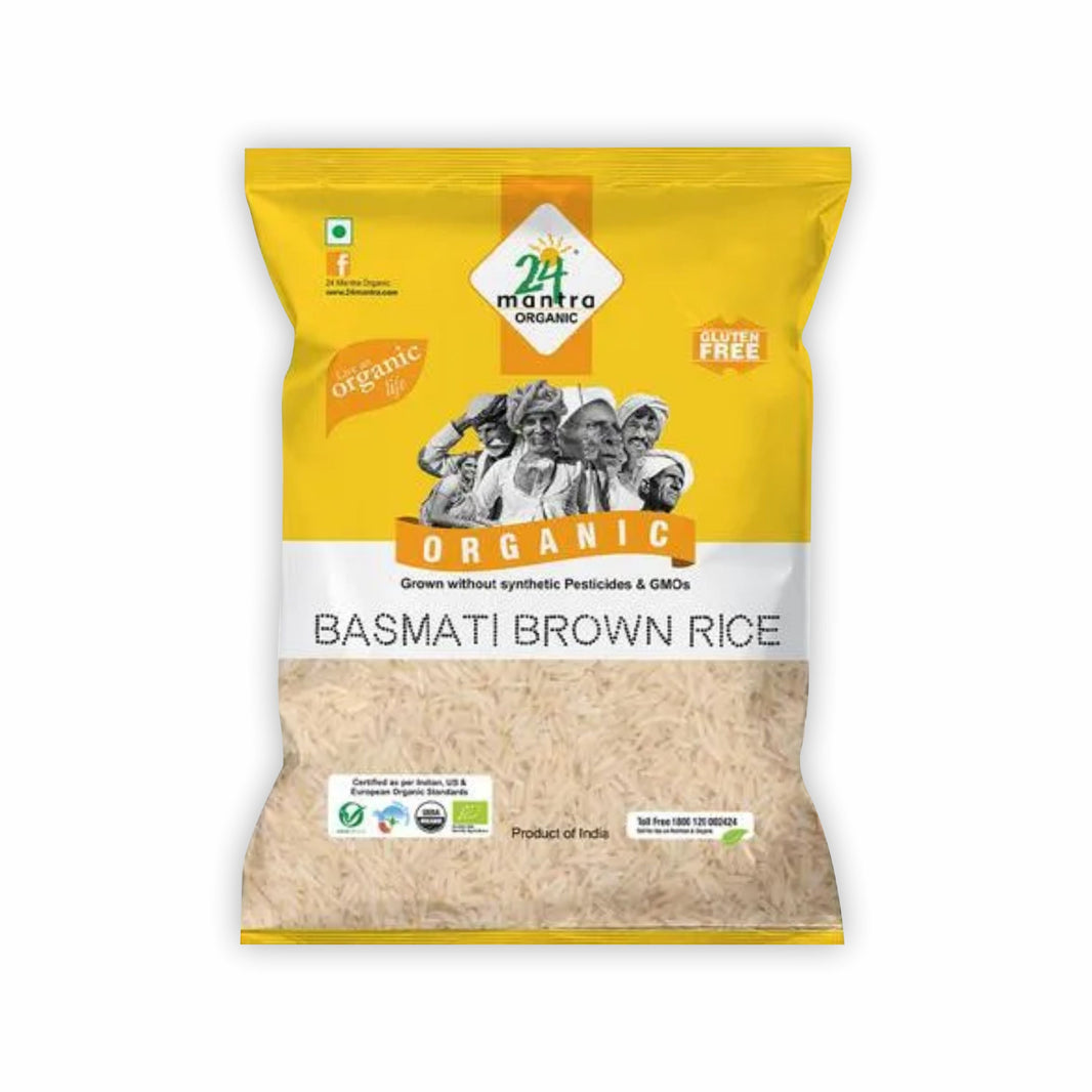 24 Mantra Organic Basmati Brown Rice 2 Lb