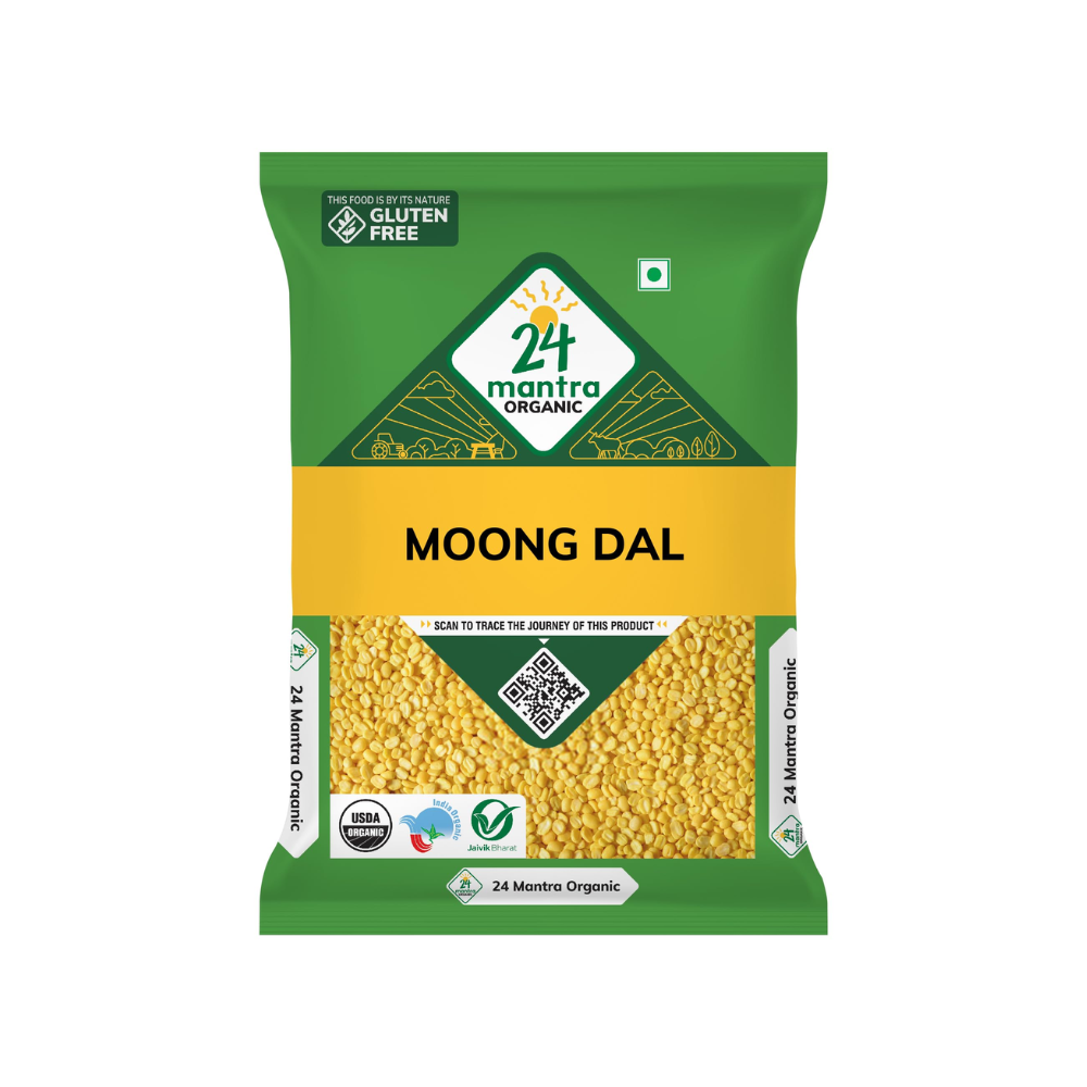 24 Mantra Organic Moong Dal 4 Lb