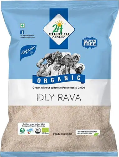 24Mantra Organic Idli Rava 4 Lb