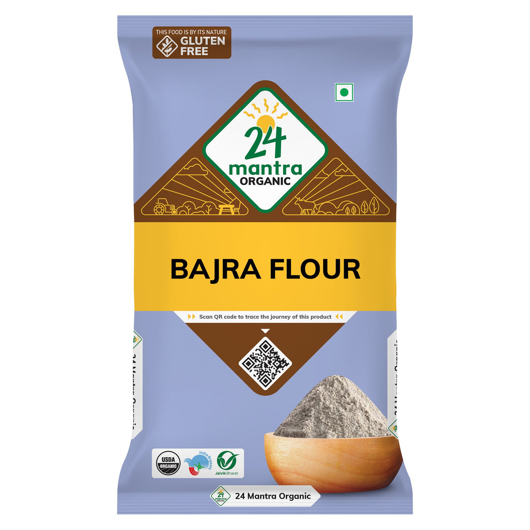 24 Mantra Org. Bajra Flour 2 Lb