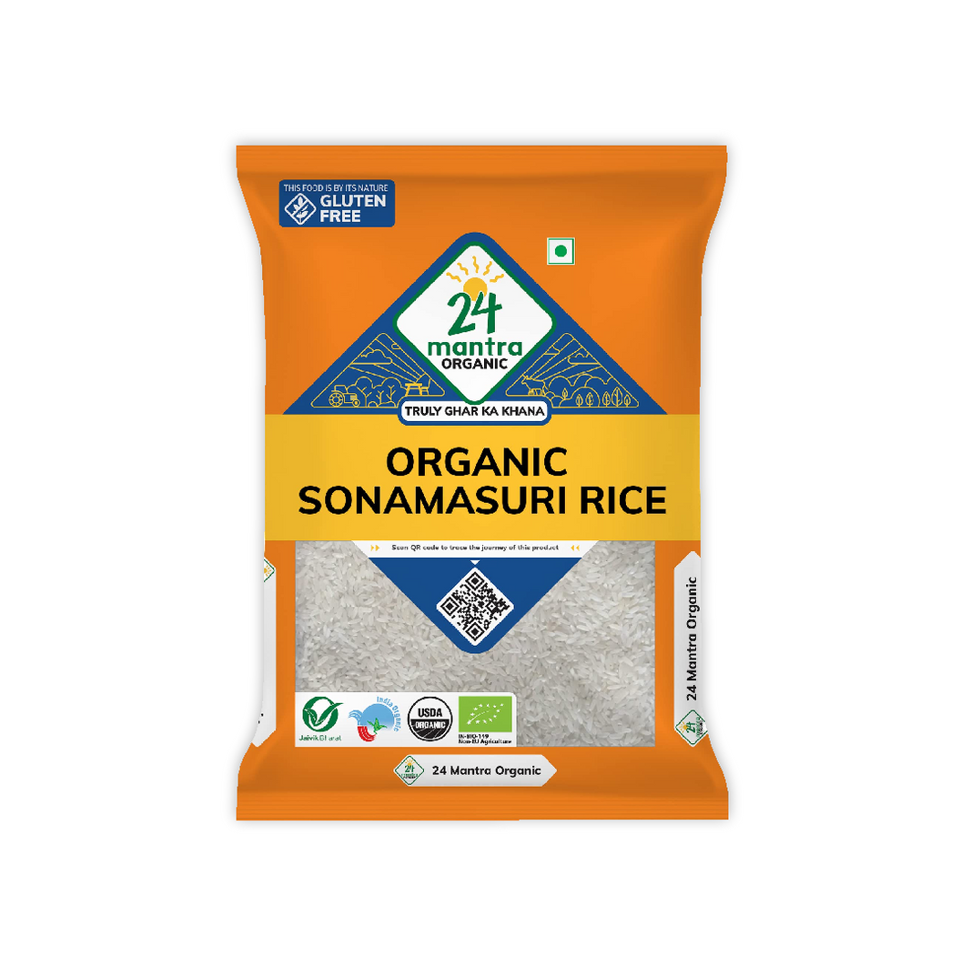 24 Mantra Organic Sonamasuri Rice 2 Lb
