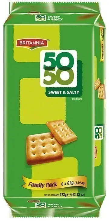 Britannia 50-50 Crackers 62G