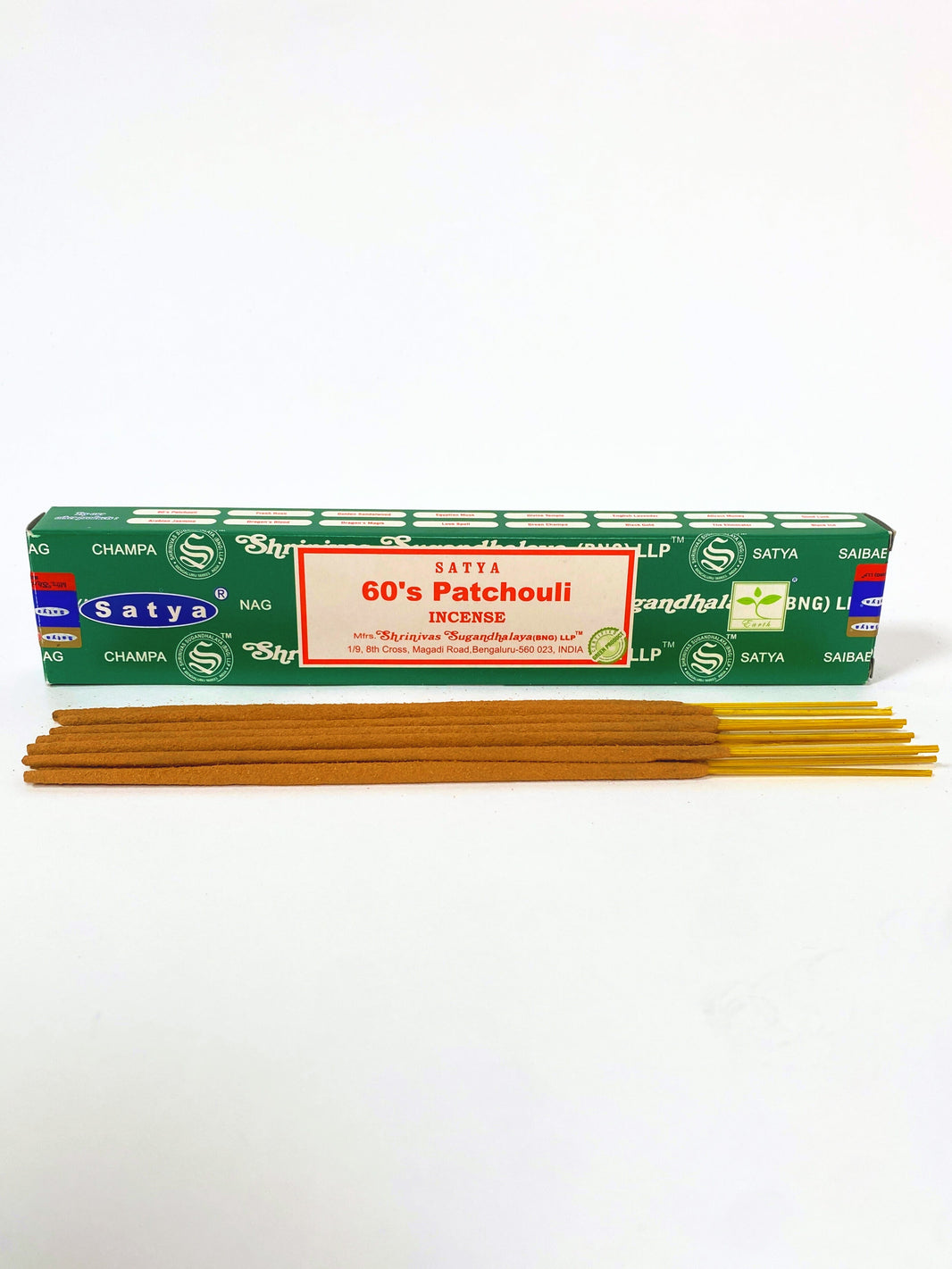 Satya 60's Patchouli Incense 12x15 Gm