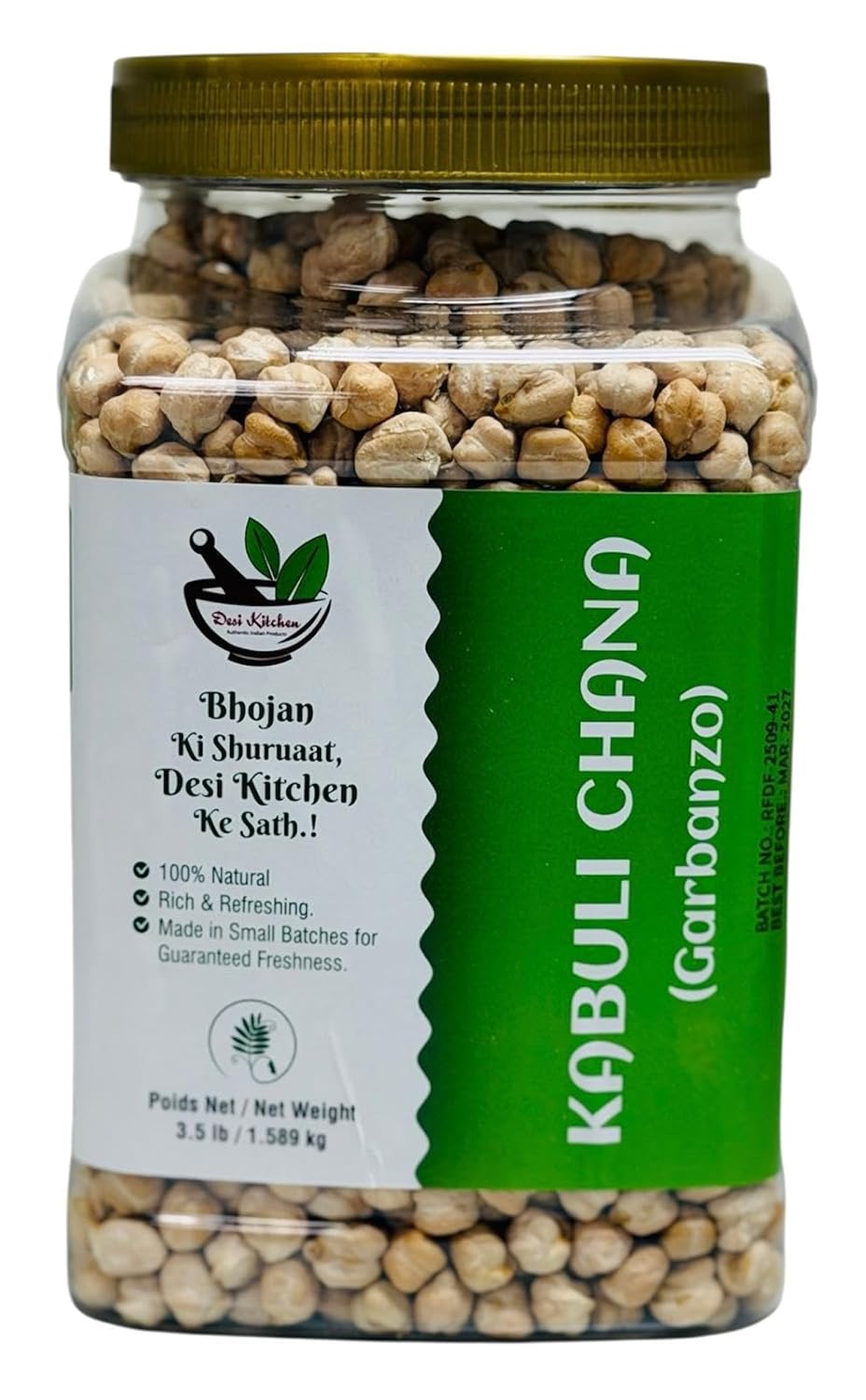 Desi Kitchen Kabuli Chana 4 Lb
