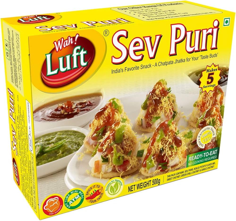 Wah Luft Sev Puri Kit 500 Gm