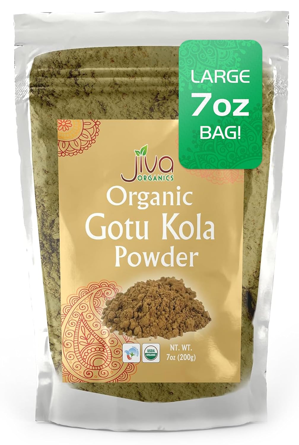 Jiva Organic Gotu Kola Powder 200Gm