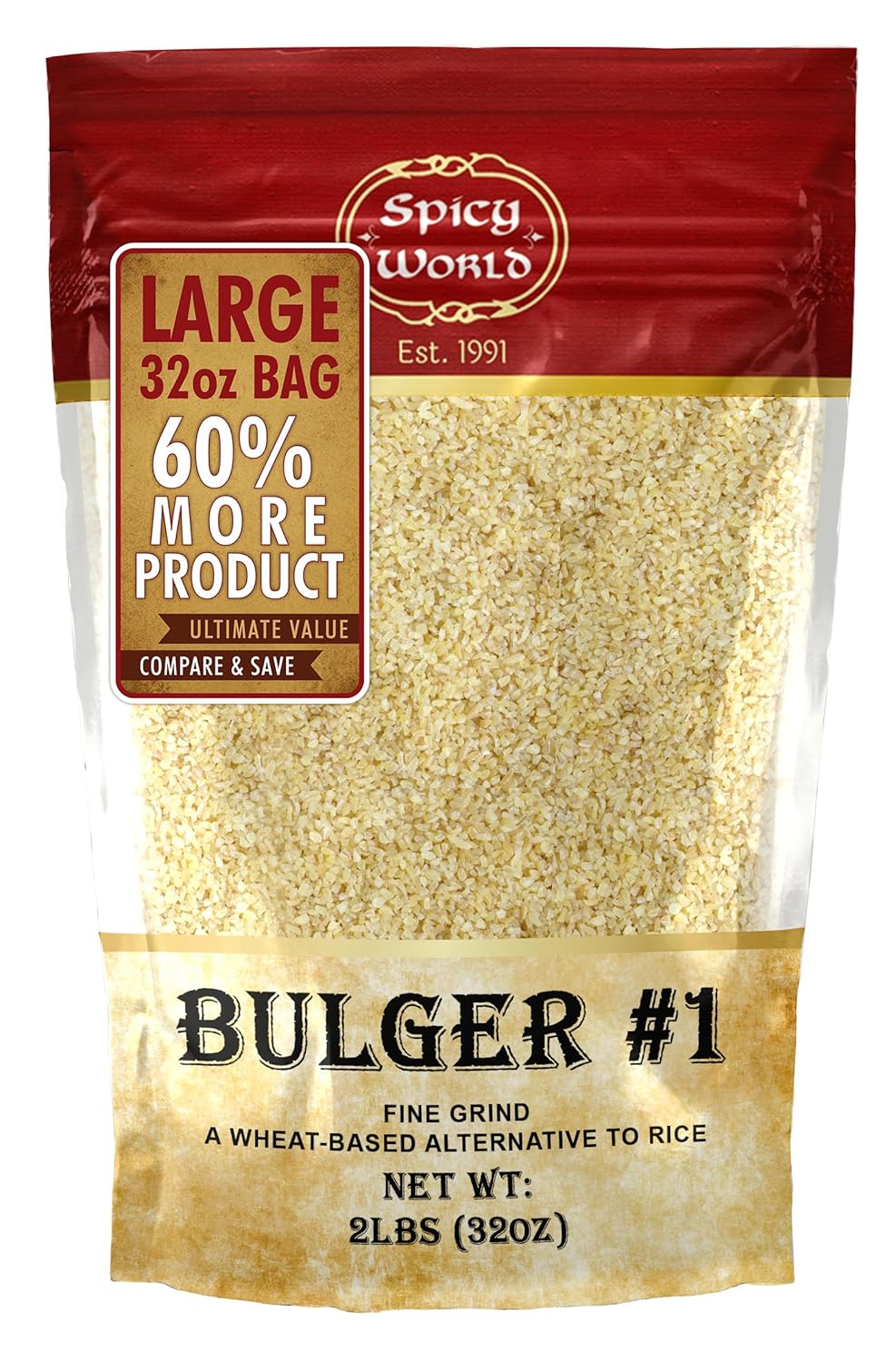 Spicy World Bulgur #1 Fine 2 Lb