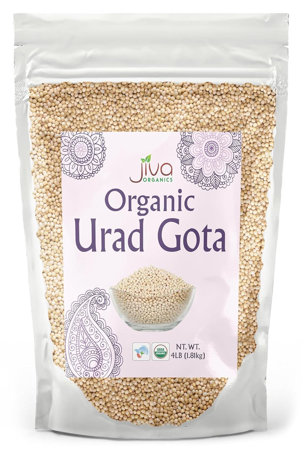 Jiva Organic Urad Gota Whole 2Lb