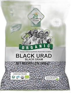 24 Mantra Organic Urad Black Whole 2 Lb