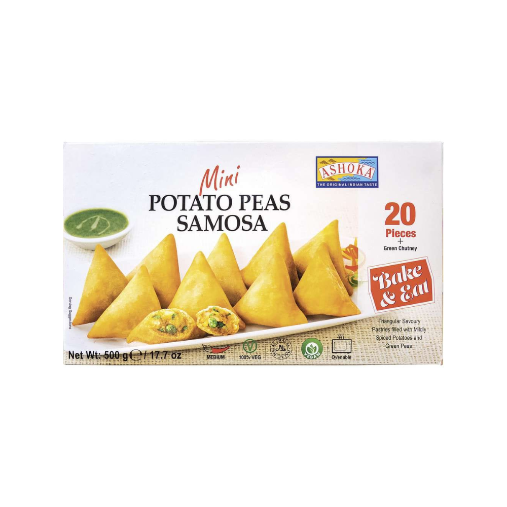 Ashoka Mini Peas Paneer Samosa 20 Pieces
