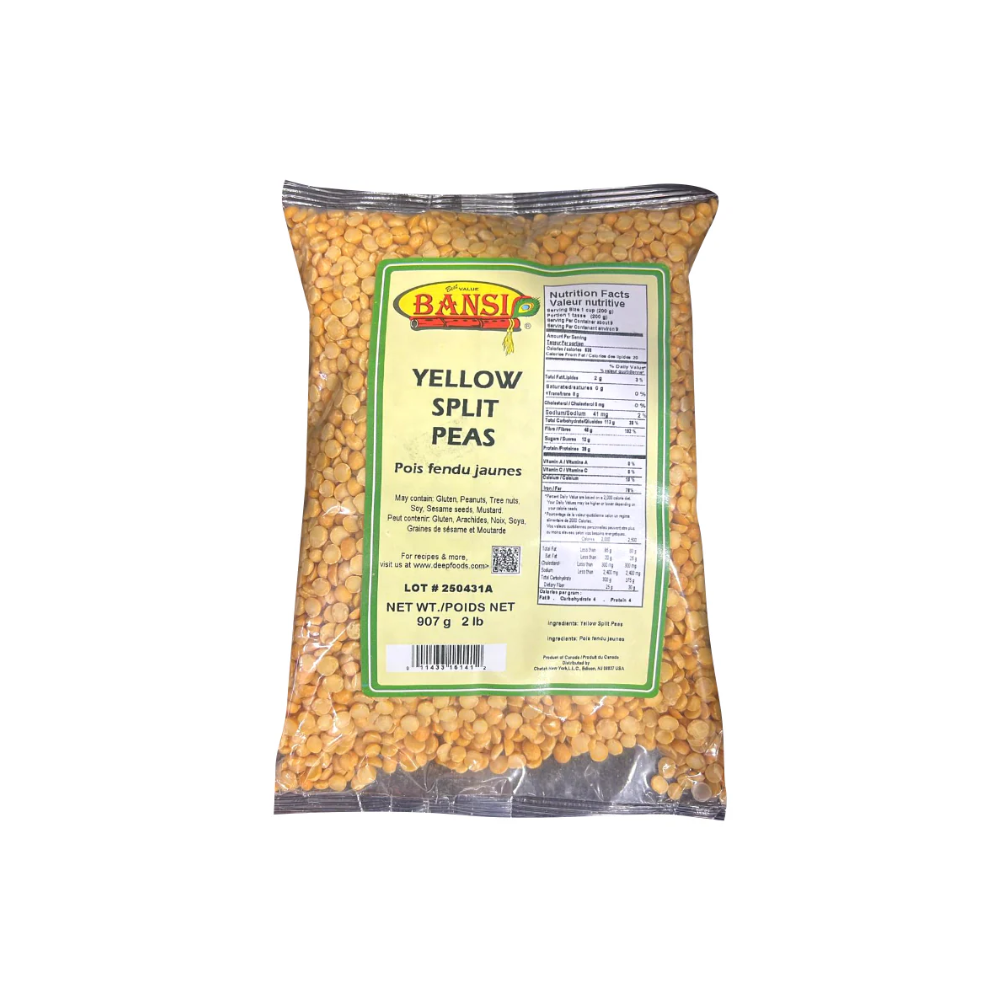 Bansi Yellow Split Peas 2 Lb