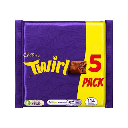 Cadbury Twirls 5 Pack 107 Gm