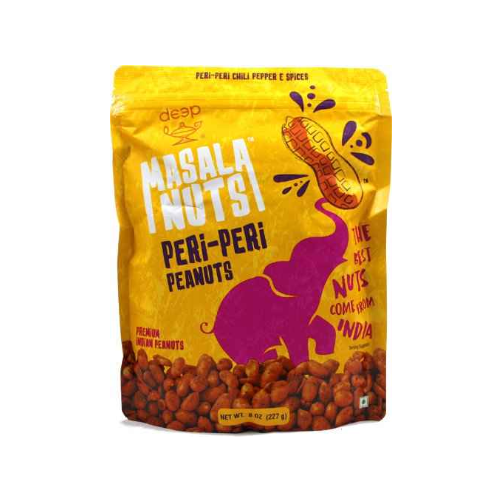 Deep Peri Peri Peanuts 8 Oz