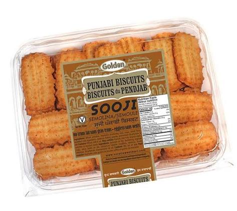 Golden Sooji Punjabi Biscuits 680 Gm