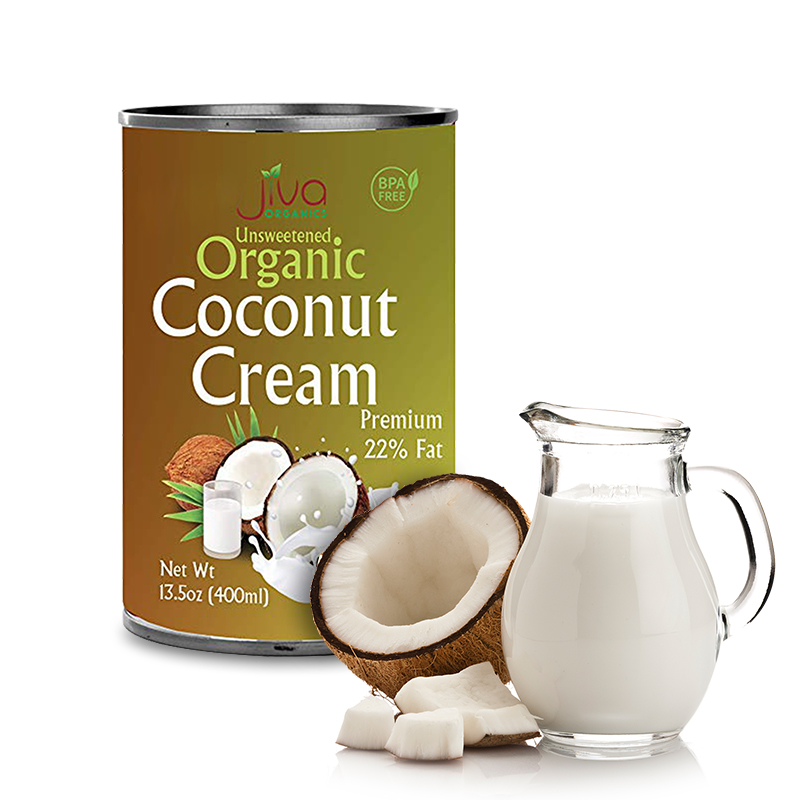 Jiva Organic Coconut Cream 22% 400Ml