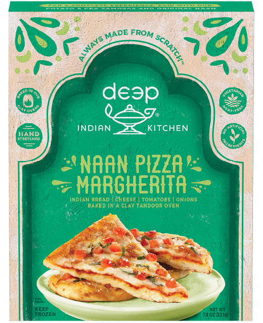 Deep Margherita Naan Pizza