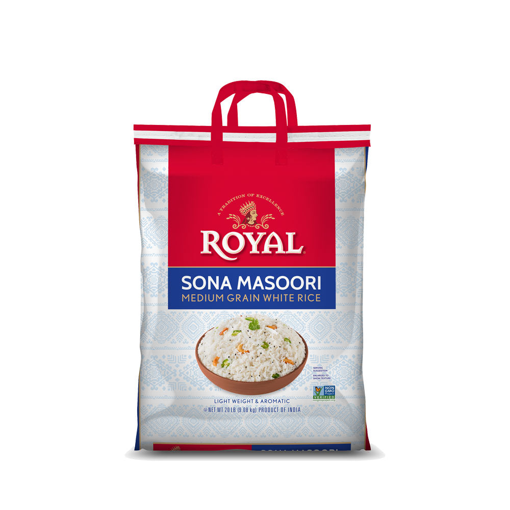 Royal Organic Sona Masoori Rice 20 Lb