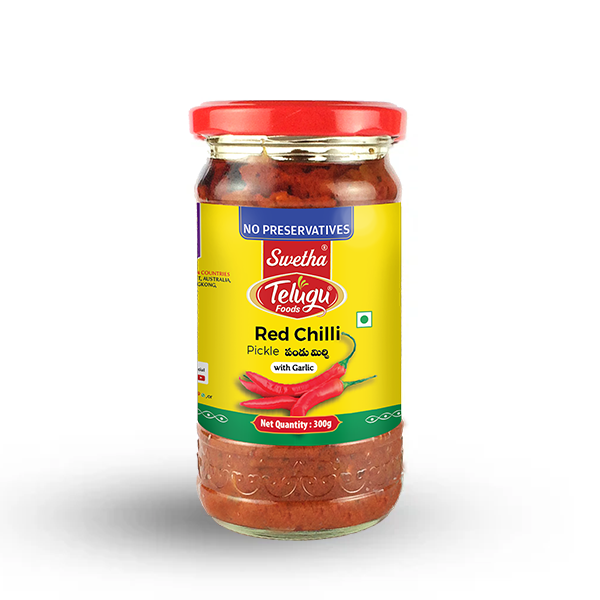Swetha Red Chilli Pickle 300 Gm