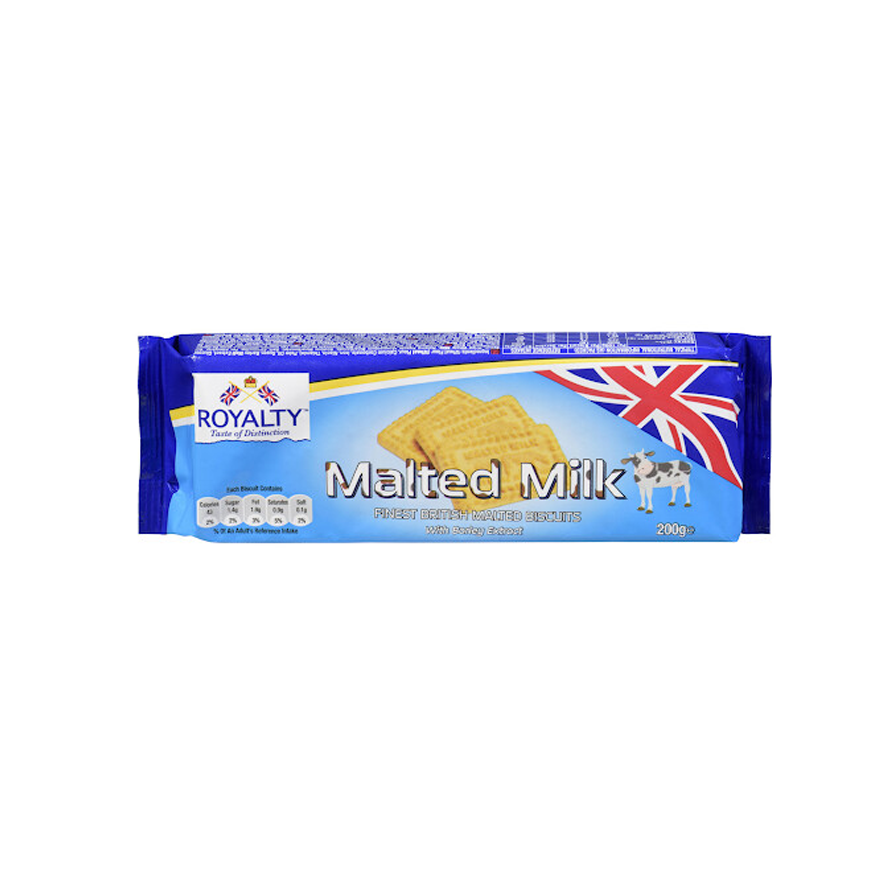 Royalty Malted Milk Biscuits 200G