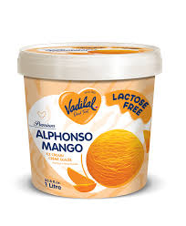 Vadilal Lactose Free Alphonso Mango Ice Cream 1 Liter