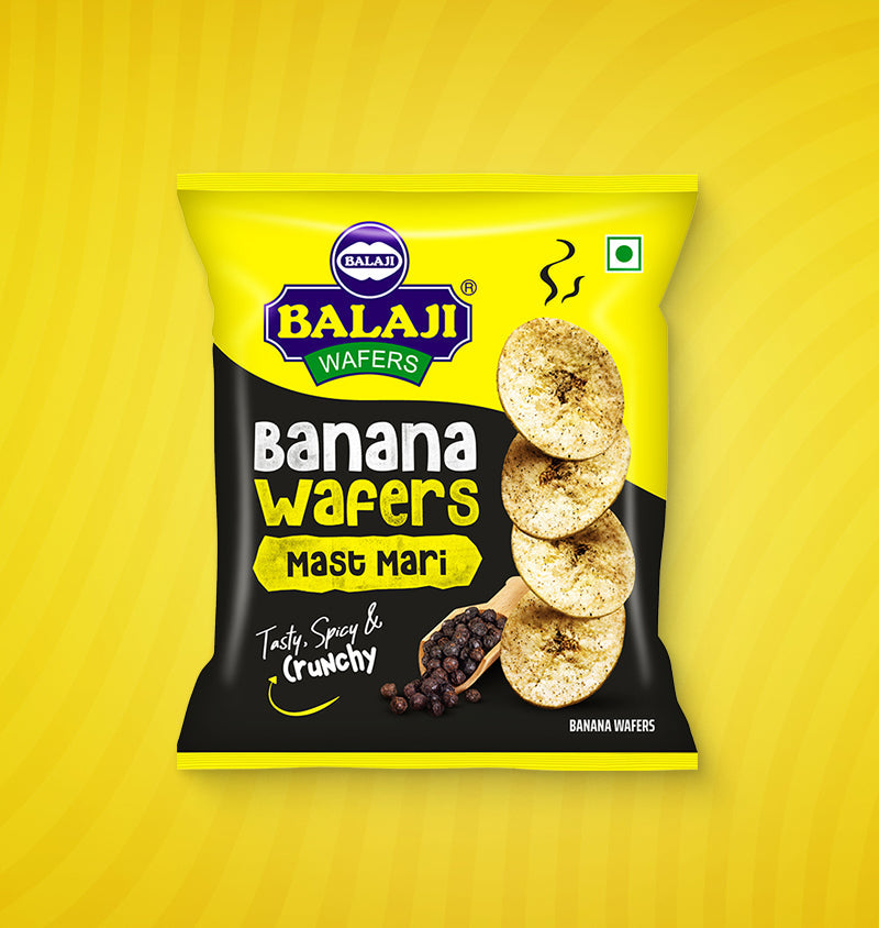 Balaji Banana Wafers Blackpepper 150 Gm