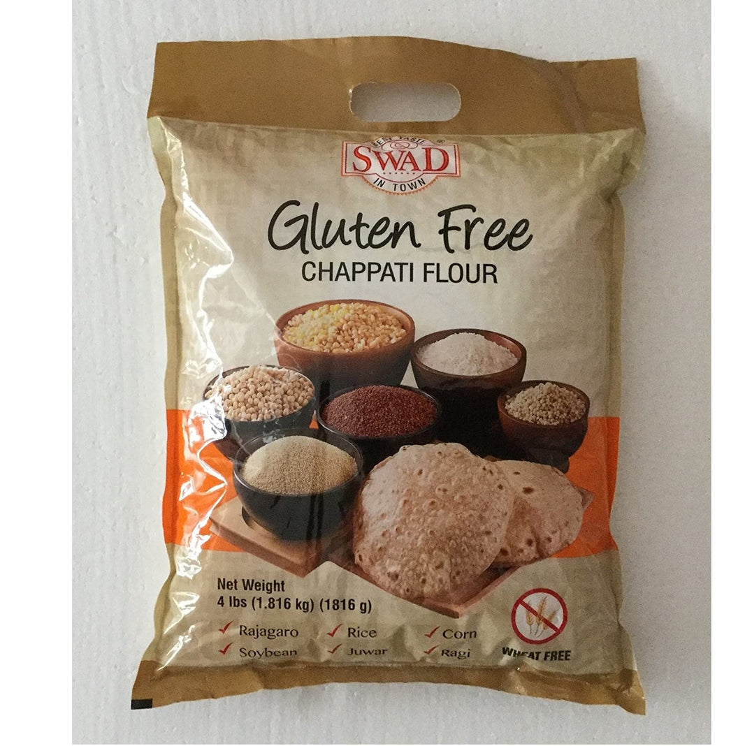 Swad Gluten Free Wheat Free Multi-Grain Chappati Flour 4 Lbs