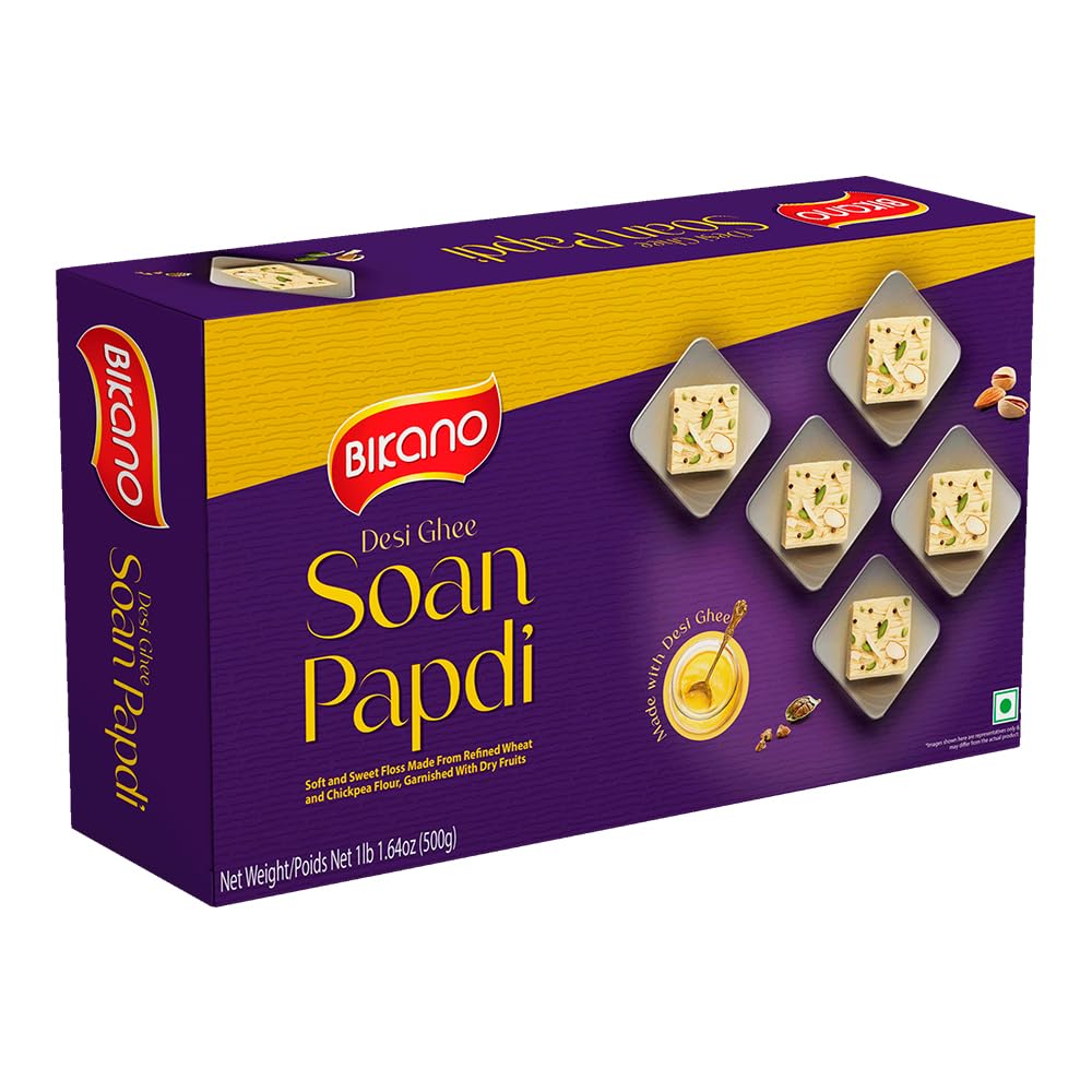 Bikano Soan Papdi Desi Ghee 250 Gm