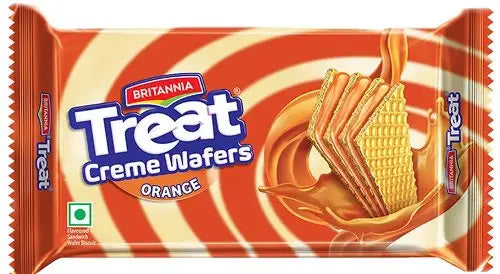 Britannia Treat Orange Wafers 150G