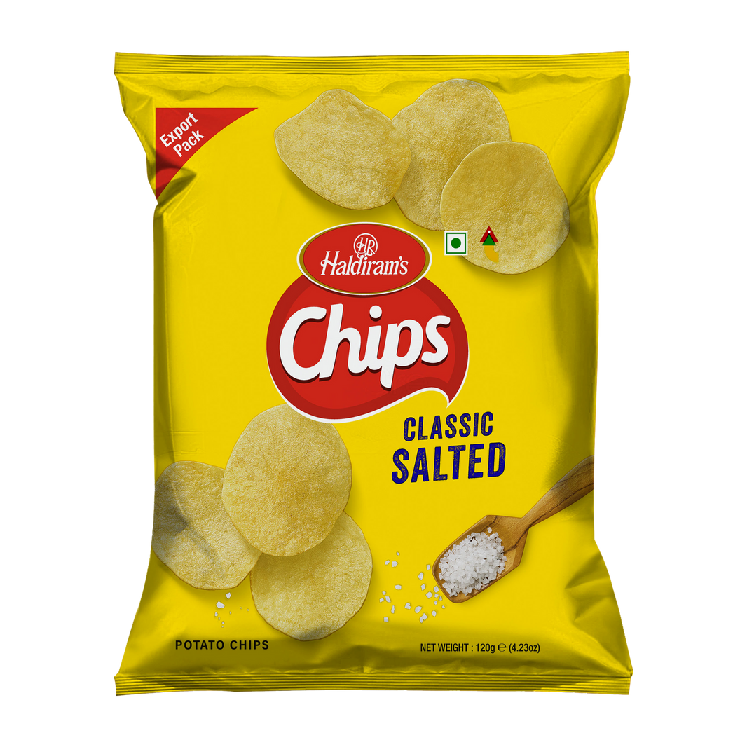 Haldiram's Chips Classic Salted 120 Gm