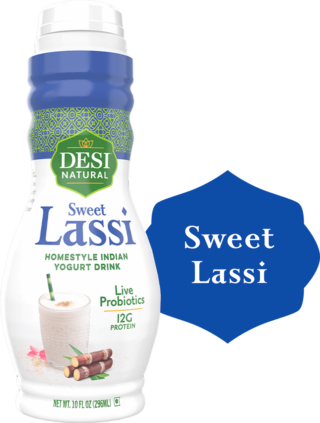 Desi Natural Sweet Lassi 10Oz