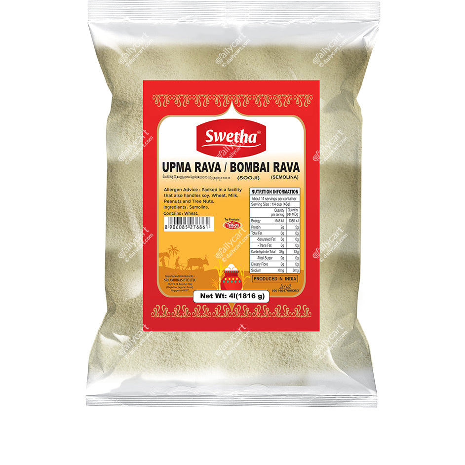 Swetha Roasted Wheat Rava 2 Lb
