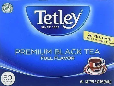 Tetley Black Tea Tea Bags 80 Ct 240 Gm