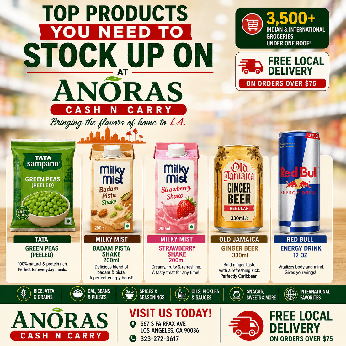 Top Products You Need to Stock Up On at Anoras Cash n Carry