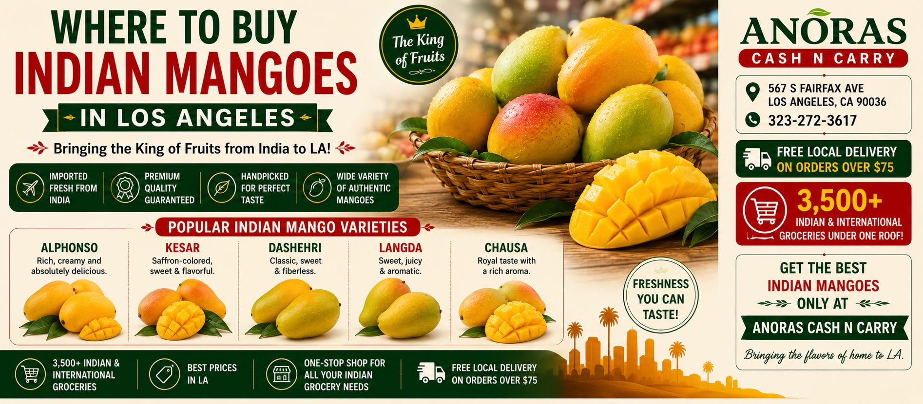 Where to Buy Indian Mangoes in Los Angeles