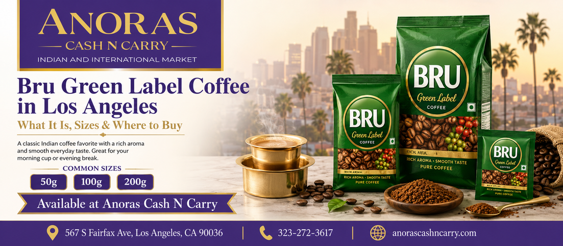 Bru Green Label Coffee in Los Angeles: What It Is, Sizes & Where to Buy