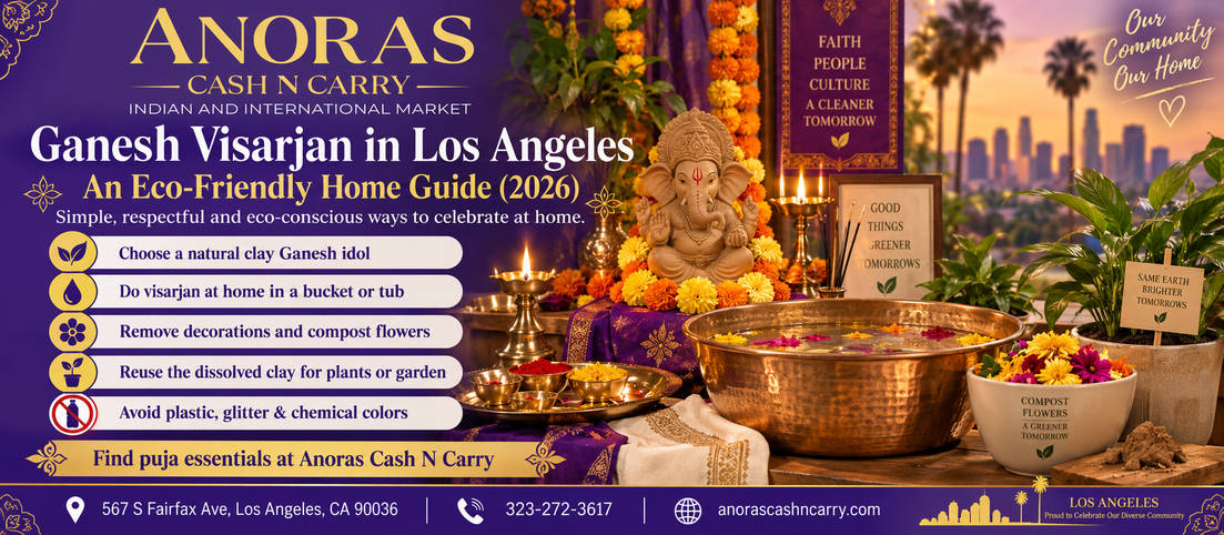 Ganesh Visarjan in Los Angeles: An Eco-Friendly Home Guide (2026)