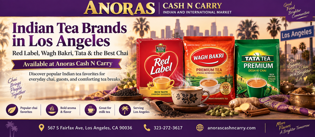 Indian Tea Brands in Los Angeles: Red Label, Wagh Bakri, Tata & the Best Chai