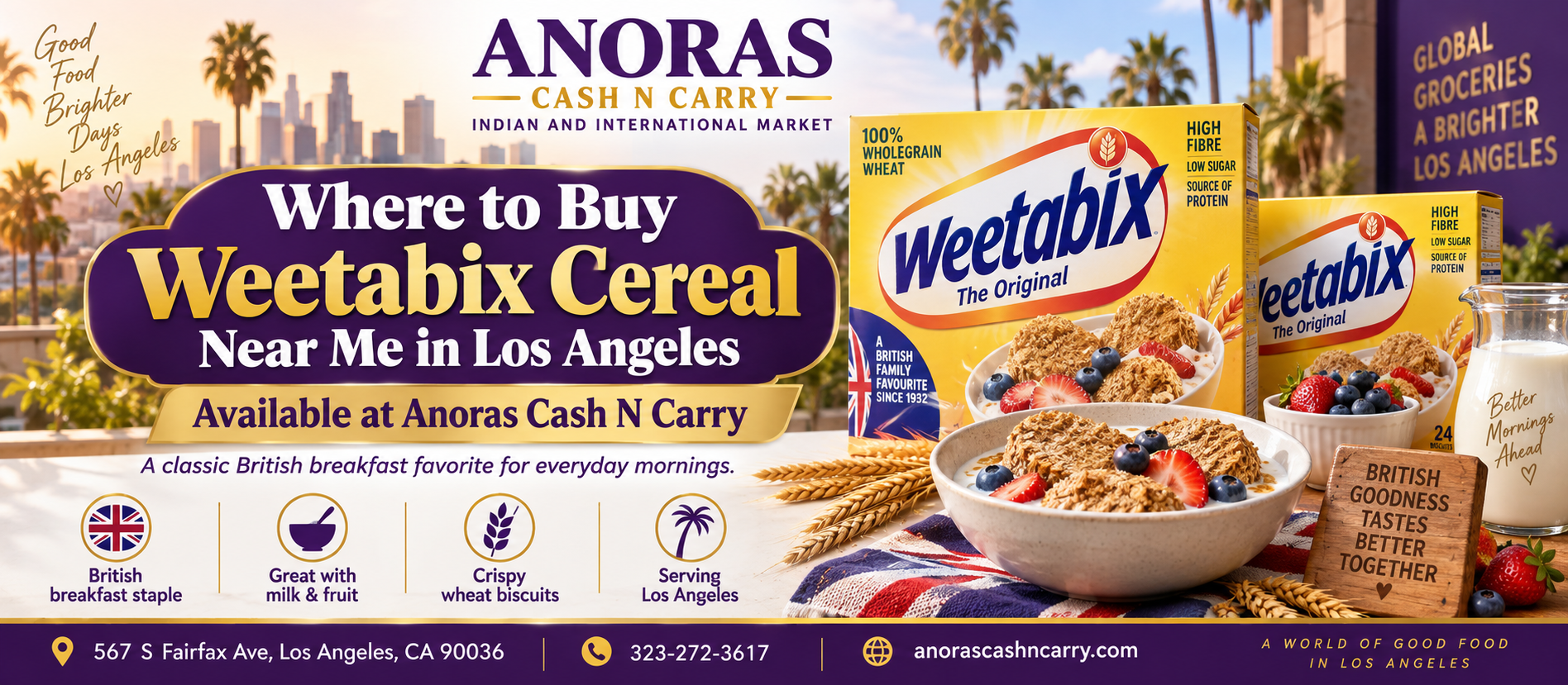 Where to Buy Weetabix Cereal Near Me in Los Angeles