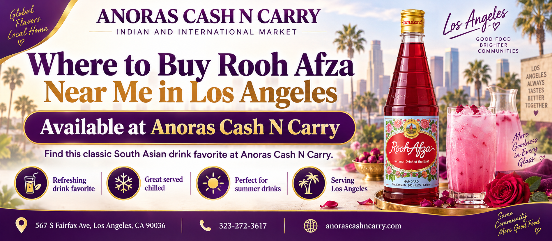 Where to Buy Rooh Afza Near Me in Los Angeles