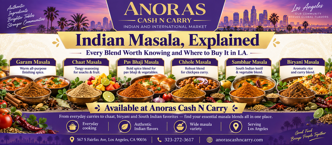 Indian Masala, Explained: Every Blend Worth Knowing and Where to Buy It in LA