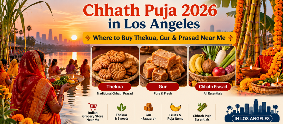 Chhath Puja 2026 in Los Angeles: Where to Buy Thekua, Gur & Prasad Near Me