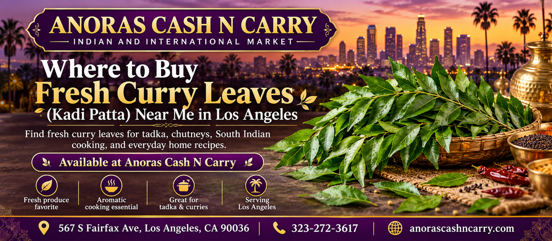 Where to Buy Fresh Curry Leaves (Kadi Patta) Near Me in Los Angeles