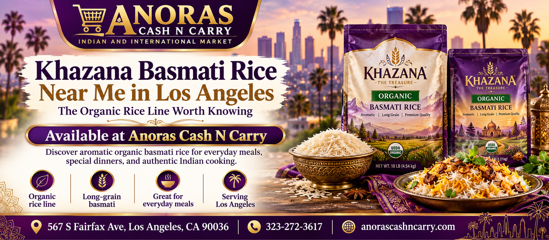 Khazana Basmati Rice Near Me in Los Angeles: The Organic Rice Line Worth Knowing