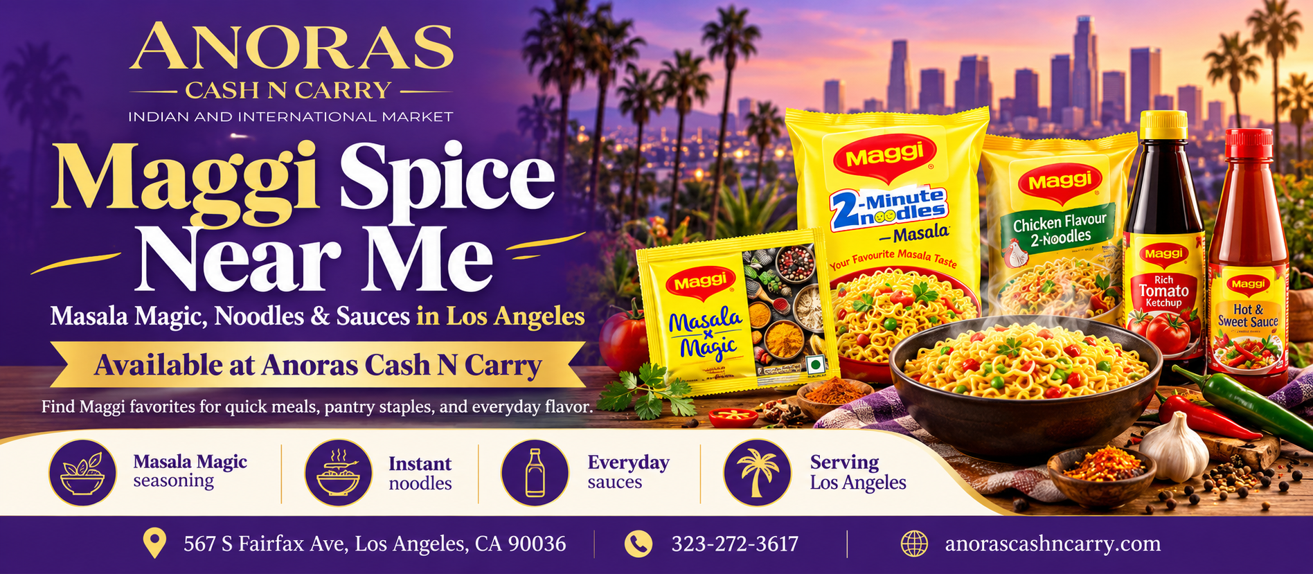 Maggi Spice Near Me: Masala Magic, Noodles & Sauces in Los Angeles