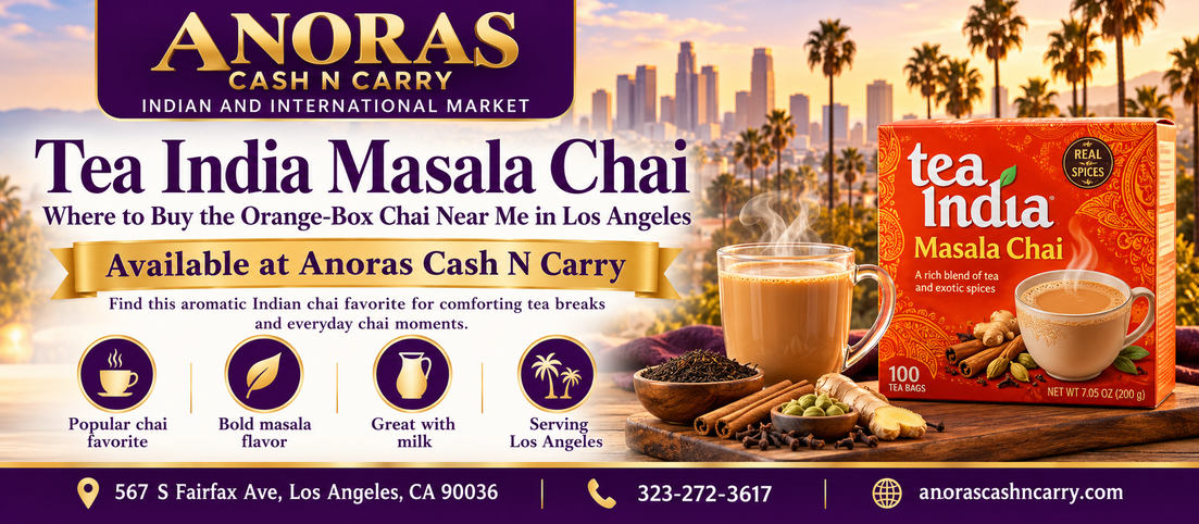 Tea India Masala Chai: Where to Buy the Orange-Box Chai Near Me in Los Angeles