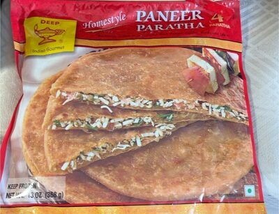 Deep Paneer Paratha 4 Pc